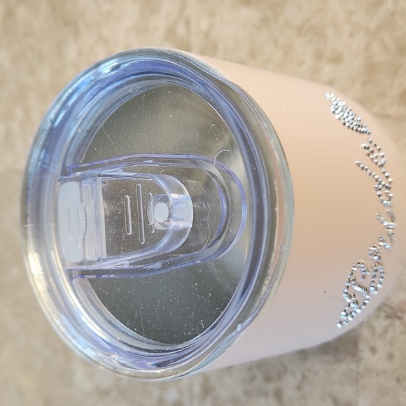 Pink Bride Tumbler with Rhinestone Design - Picture 2 of 4